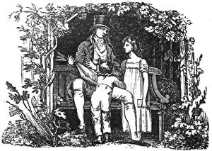 Gentleman reading to his children, c.1800