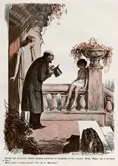 Goodbye Prints: A gentleman visitor saying goodbye