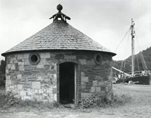 Convenience Gallery: Gents toilet with slate roof, North Wales