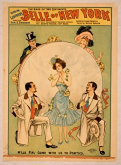 Geo. W. Lederers Belle of New York the rage of two continen