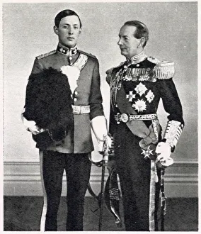 Images Dated 8th April 2021: Geoffrey Keyes and his father
