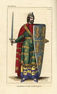 Buckler Prints: Geoffrey V, Plantagenet, Count of Anjou, 1113-1151