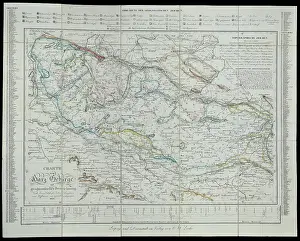 Hoffman Prints: Geognostic map of the Harz Mountains (1832)