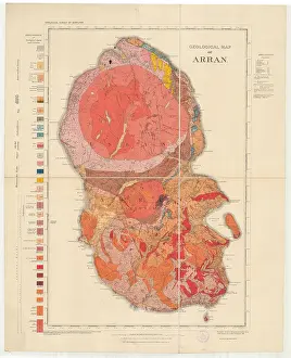 Mile Prints: Geological Map of Arran (The Survey, 1910)
