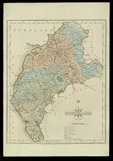 Respective Prints: Geological map of Cumberland (Fry, c.1814)