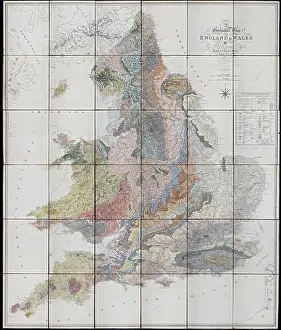 Geological Map of England and Wales (1820) 1st edition