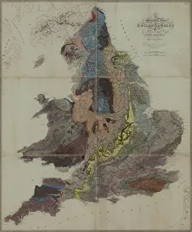 Issued Prints: Geological Map of England and Wales [1839] 2nd edition