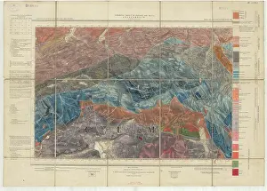 Linen Prints: Geological map - England and Wales, Sheet 101 NE Cockermouth