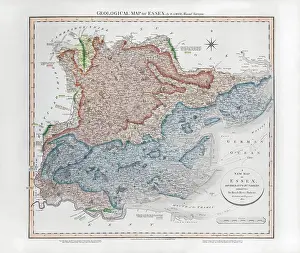 Geological Map of Essex (William Smith, 1820)
