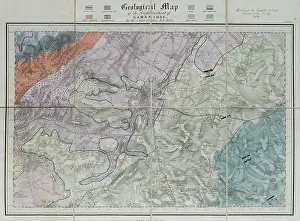 Mile Prints: Geological map of the neighbourhood of Cambridge