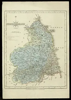 Respective Prints: Geological map of Northumberland (Fry, c.1814)