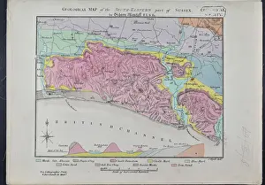 Shoemaker Prints: Geological Map of the South-Eastern part of Sussex