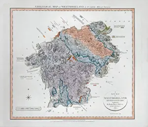 Geological Map of Westmoreland (William Smith, 1824)