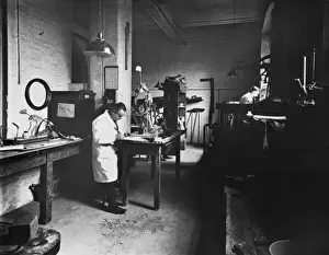 Euornithopoda Prints: Geology Department preparators shop, 1934
