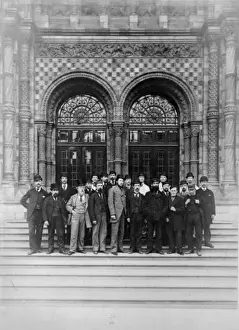 Alfred Waterhouse Prints: Geology support staff, Natural History Museum
