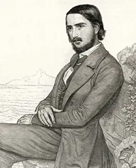 1817 Prints: Georg Herwegh / Writer