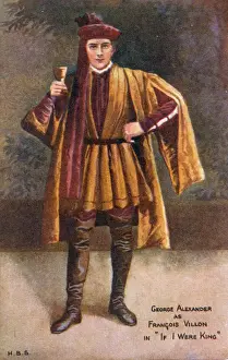 New Items From The Michael Diamond Collection Prints: George Alexander as Francois Villon in If I Were King
