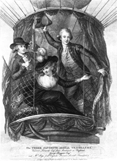 George Biggin, Letitia Sage and Vincenzo Lunardi George Biggin, Letitia Sage and Vincenzo Lunardi