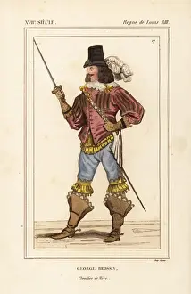 Bibliophile Prints: George Brossin, Chevalier de Mere, soldier and writer
