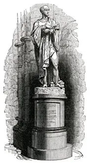 Canning Prints: George Canning - Statue in Westminster Abbey, London