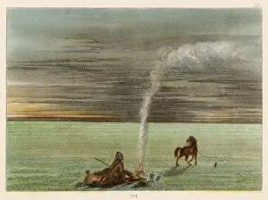 1796 Prints: George Catlin / Prairie