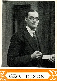 Illustrator Prints: George Dixon, artist and illustrator Date: circa 1930