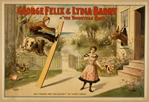 Lydia Prints: George Felix & Lydia Barry in The vaudeville craze George Fe