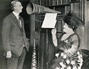 Voice Collection: George Formby Snr and Luisa Tetrazzini, recording studio