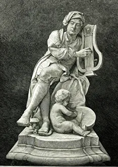 George Frederick Handel by Roubillac