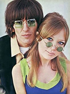 Images Dated 5th August 2015: George Harrison and Patti Boyd
