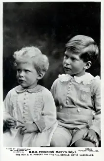 Hubert Prints: George Henry Hubert Lascelles & Gerald David Lascelles