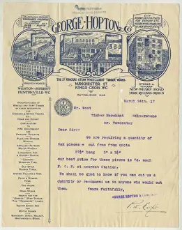 Woodwork Prints: George Hopton & Co, London