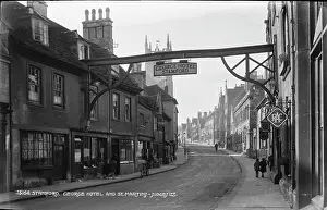 Stamford Prints: George Hotel and St. Martin's Street