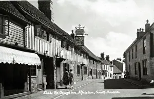 Timbered Prints: The George Inn, Alfriston, South Downs, East Sussex