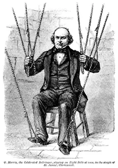 Keeper Prints: George Morris, the celebrated bell ringer, on 8 bells, 1863