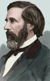 Images Dated 23rd December 2012: George S. Boutwell (1818-1905). Colored engraving
