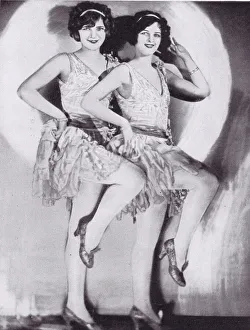 Vaudeville Prints: The George Sisters - Doris and Phyllis - American
