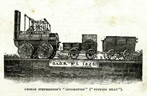 Locomotion Prints: George Stephenson's Locomotion aka Puffing Billy