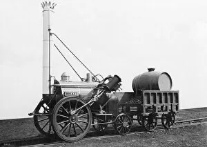 Rail Gallery: George Stephensons Rocket - the pre-1923 replica