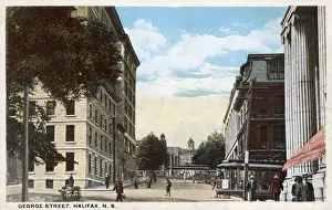 Slope Prints: George Street, Halifax, Nova Scotia, Canada