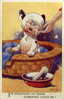 Bonzo Prints: George Studdy Bonzo postcard