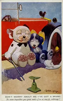 George Studdy Bonzo postcard