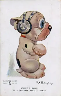 George Studdy Bonzo postcard