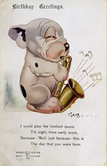 George Studdy Bonzo postcard