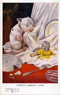 George Studdy Bonzo postcard