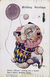 George Studdy Bonzo postcard