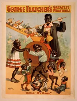 Minstrels Prints: George Thatchers Greatest Minstrels
