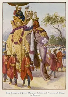 Benares Prints: George V in Benares