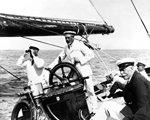 George V on Britannia