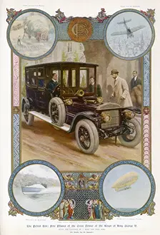 Daimler Prints: George V and Car